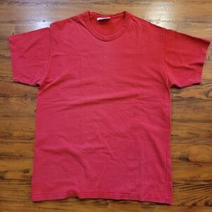 Vintage Russell Athletics Red 1970s T-Shirt Single Stitch Size XL